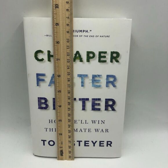 Cheaper Faster Better How We'll Win The Climate War Book Tom Steyer Hardback - Picture 13 of 15